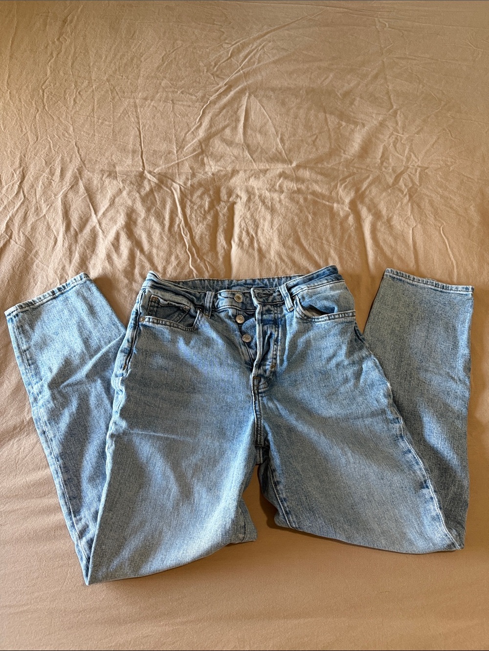 H&M Mom Jeans  Light Blue Denim